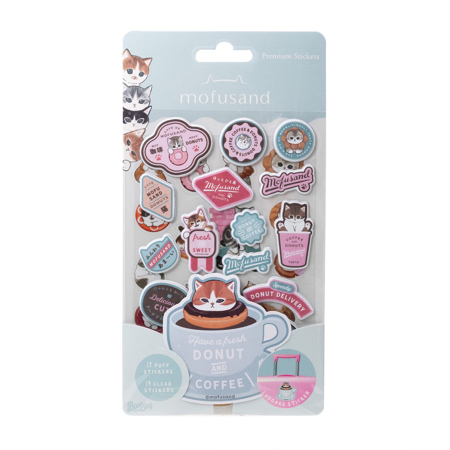 Blue Sky Designs Sticker Mofusand - Sticker Set Premium