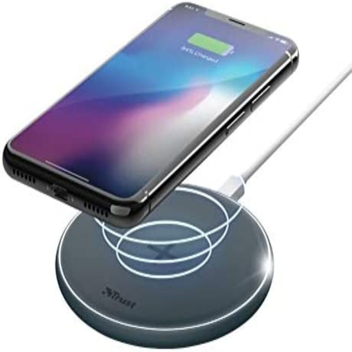 Trust Qylo Induktions-Ladegerät (Schnelles kabelloses Ladegerät für Qi-fähige Smartphones)