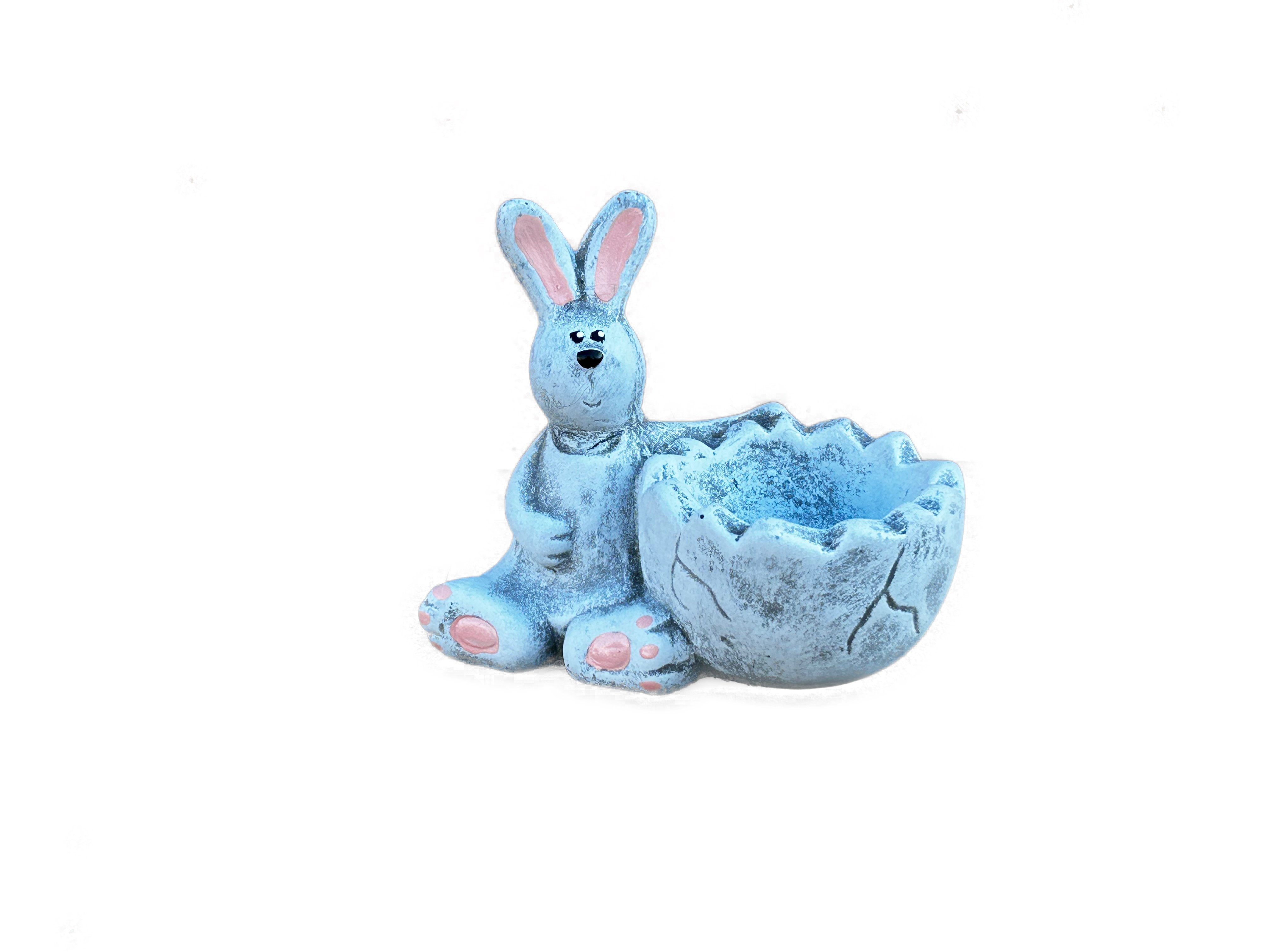 Stone and Style Gartenfigur Steinfigur kleiner Hase sitzend frostfest Steinguss. € 16,90