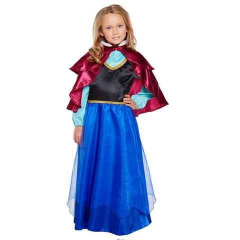 Henbrandt Kostüm Kinderkostüm Winter-Eis-Prinzessin blau