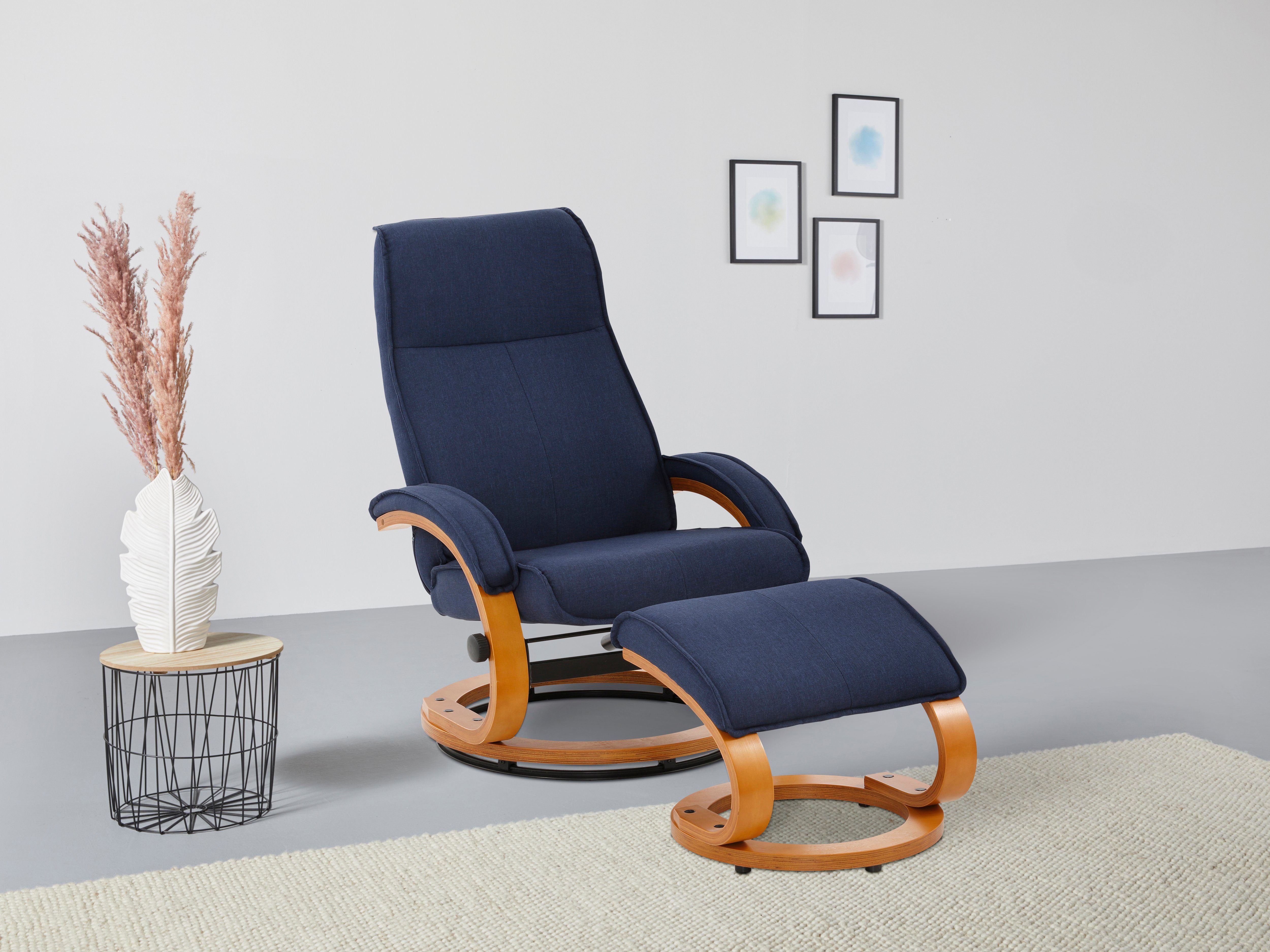 Home affaire Relaxsessel Paris, TV-Sessel mit Hocker und manueller Liegefun günstig online kaufen