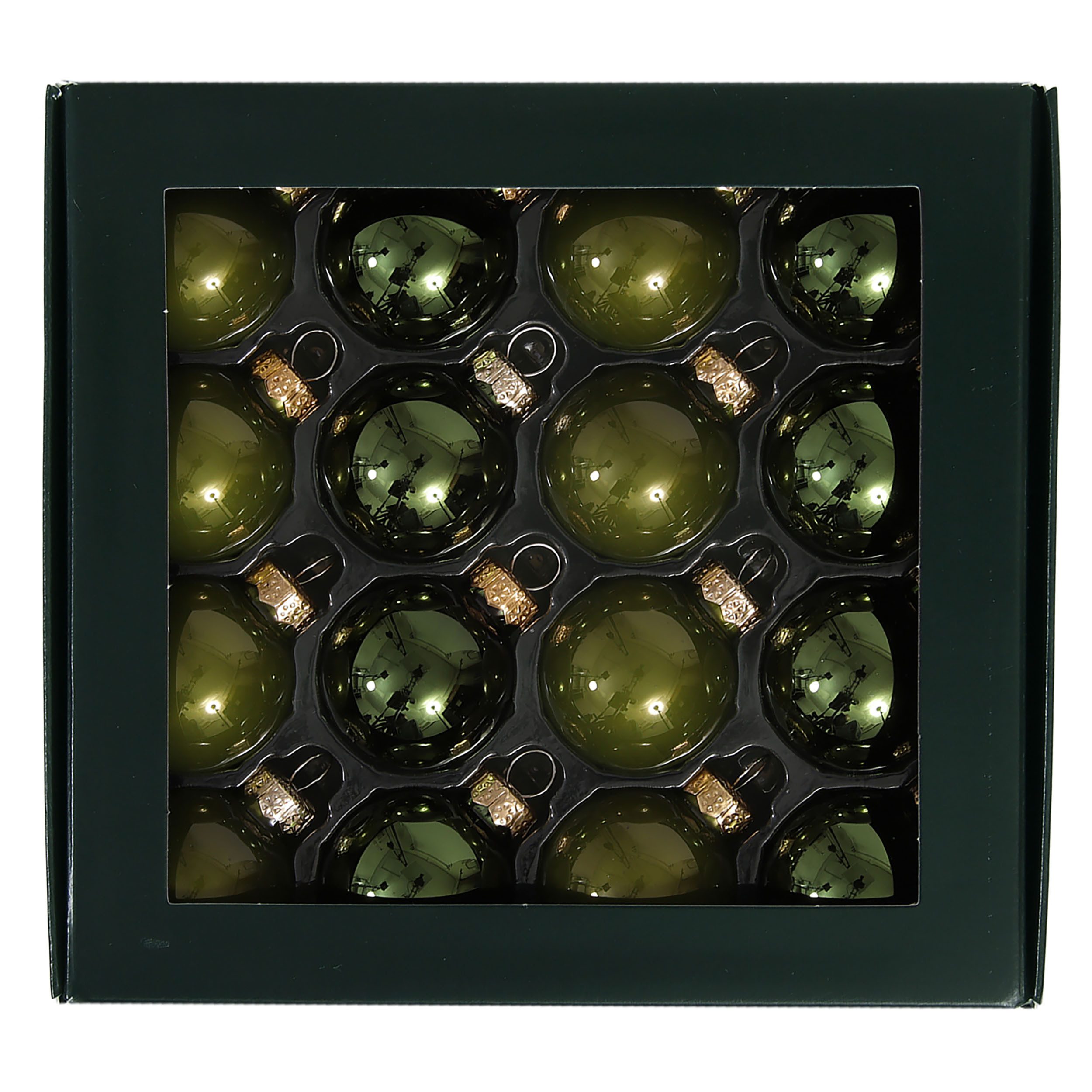Annastore Weihnachtsbaumkugel Kleine Baumkugeln aus Glas Ø 2 cm/3 cm - Christbaumkugeln, Baumschmuck, Christbaumschmuck