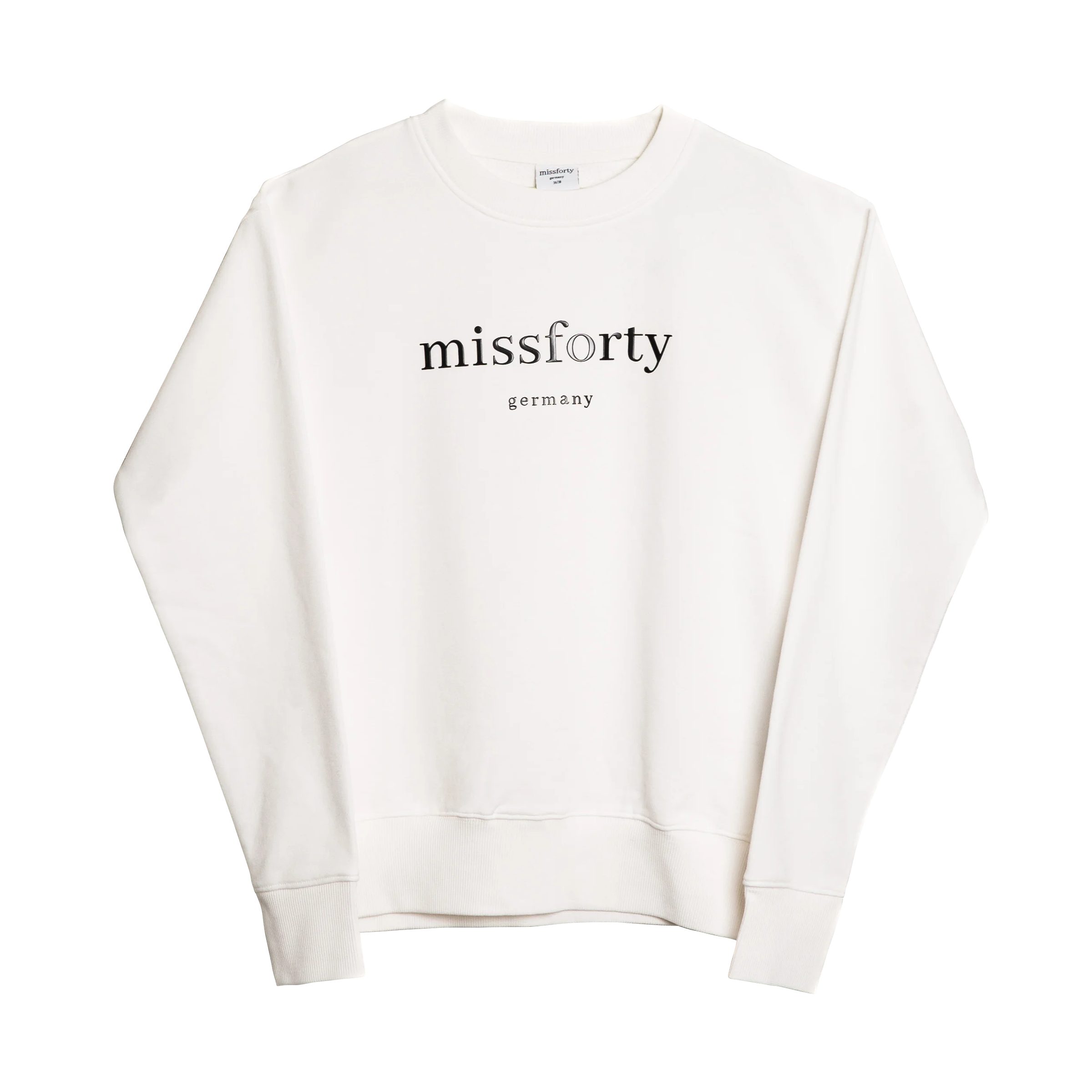 missforty Sweatshirt Damen Sweatshirt Sport mit Kapuze Unifarben mit Baumwolle Print Basic ohne Pulli Logoprint