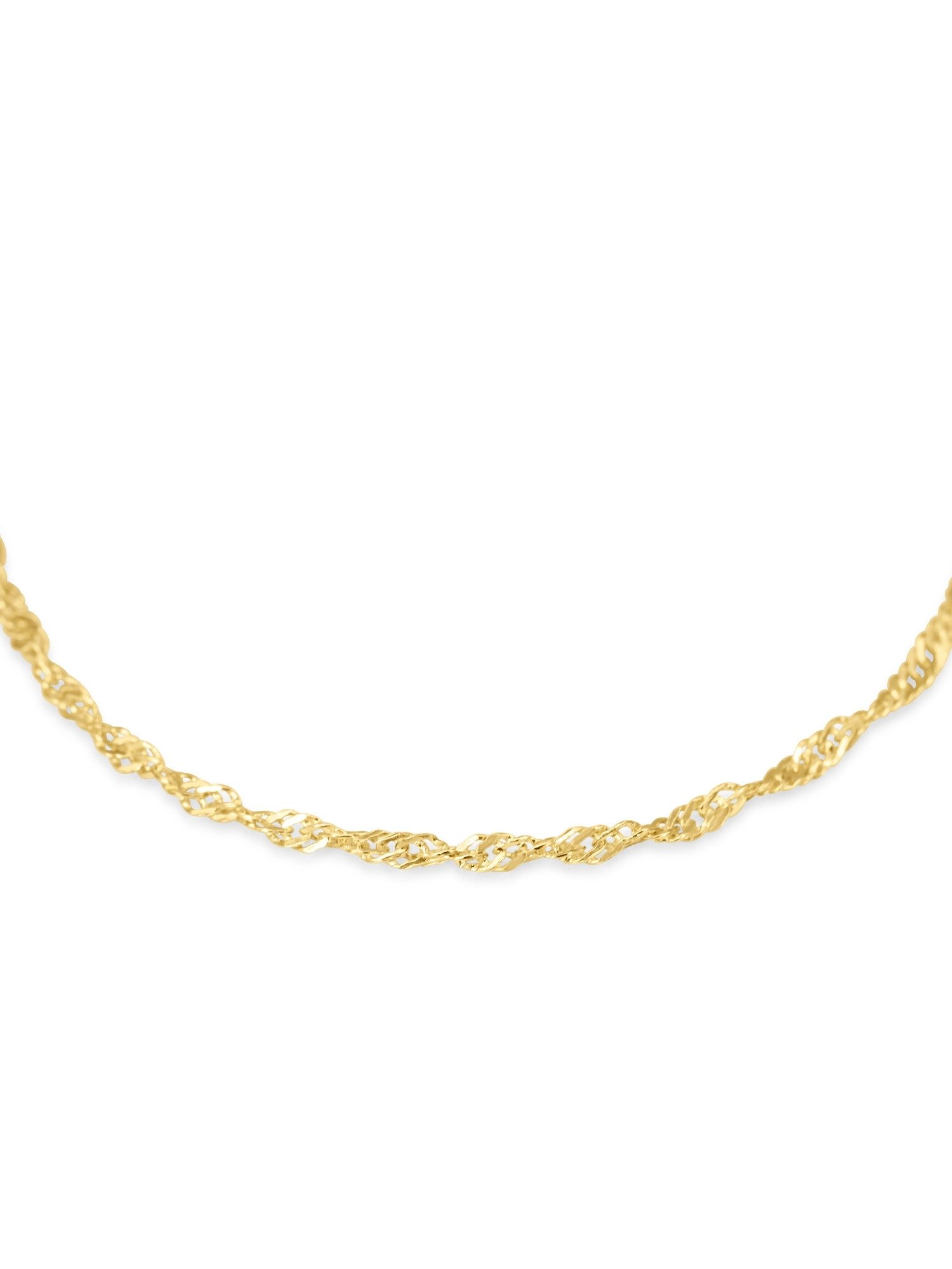 Antares Gold Goldkette Elegante 14K 585er Twist Goldkette, 45cm