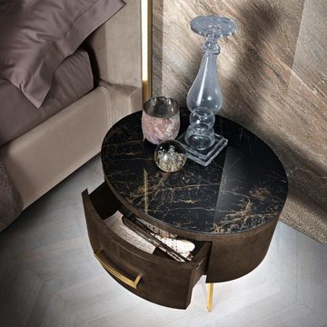 JVmoebel Nachttisch, Design Nachttisch Möbel Holz Luxus Beistell Tisch Tische Italienische