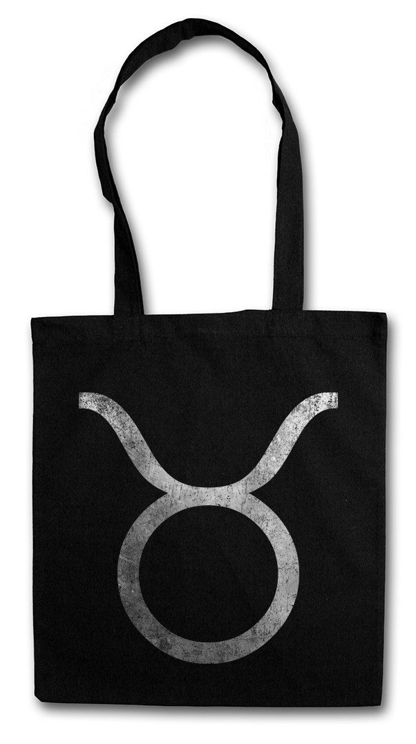 Beuteltasche Zodiac Sign Taurus Stofftasche Stier Bull Horoskop Tierkreis