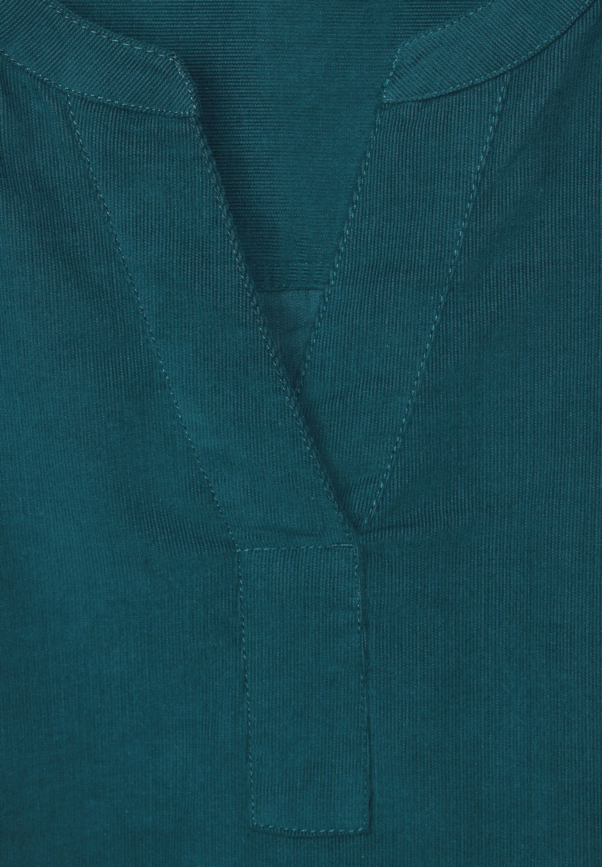 Cecil Abendkleid Cordkleid mit green 3/4-Arm deep lake