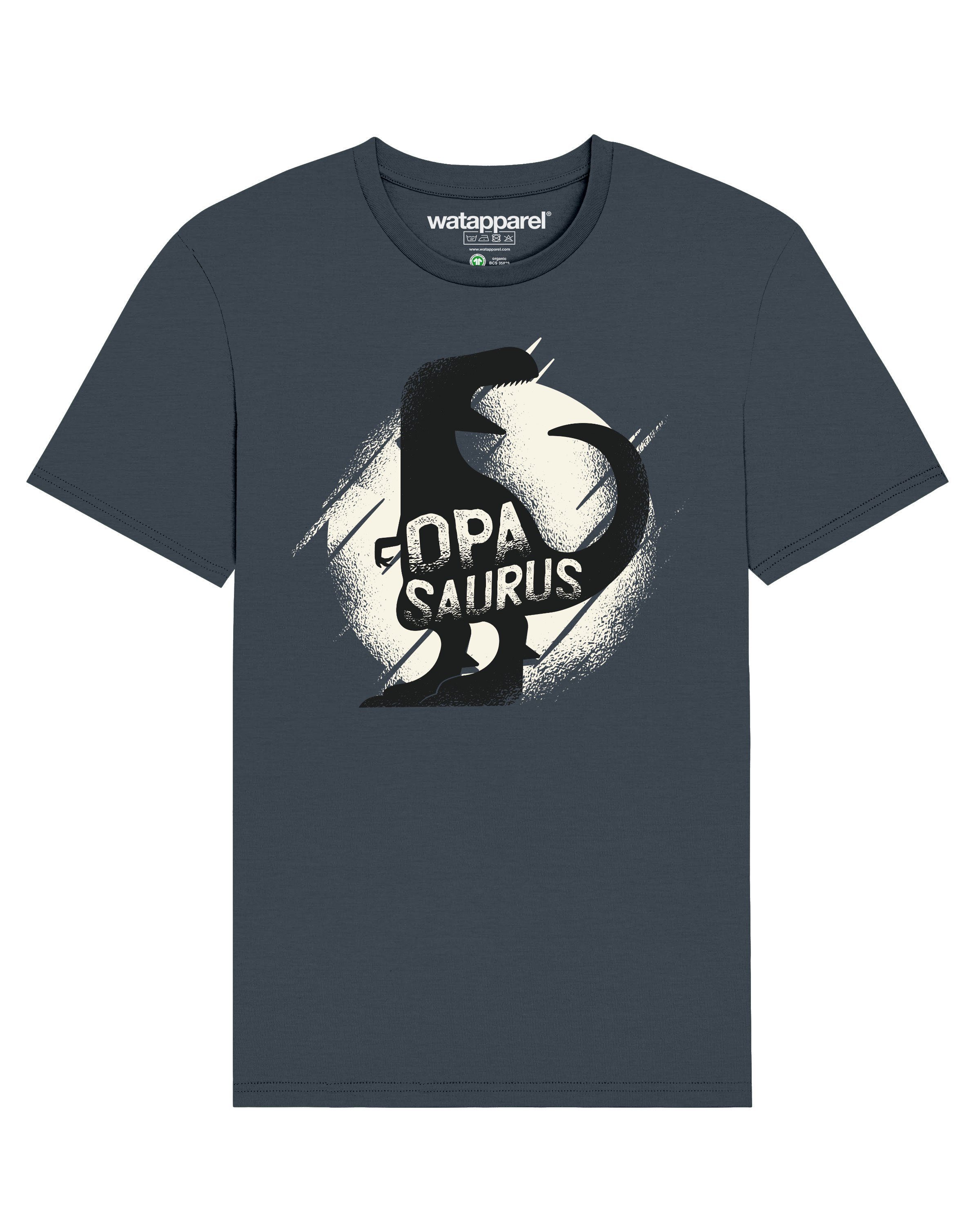 wat? Apparel Print-Shirt Opasaurus dunkelblaugrau (1-tlg)
