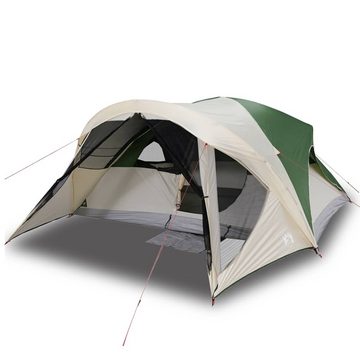 vidaXL Kuppelzelt Zelt Campingzelt Familienzelt für 6 Personen Grün Wasserdicht