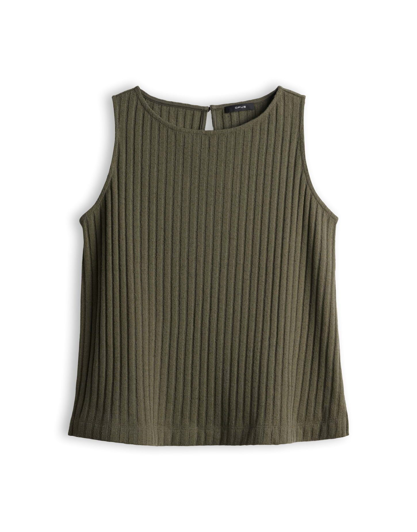 OPUS Shirttop Ipoma slit aus weichem Jersey mit Rippstruktur Seitenschlitze sorgen für angenehme Bewegungsfreiheit
