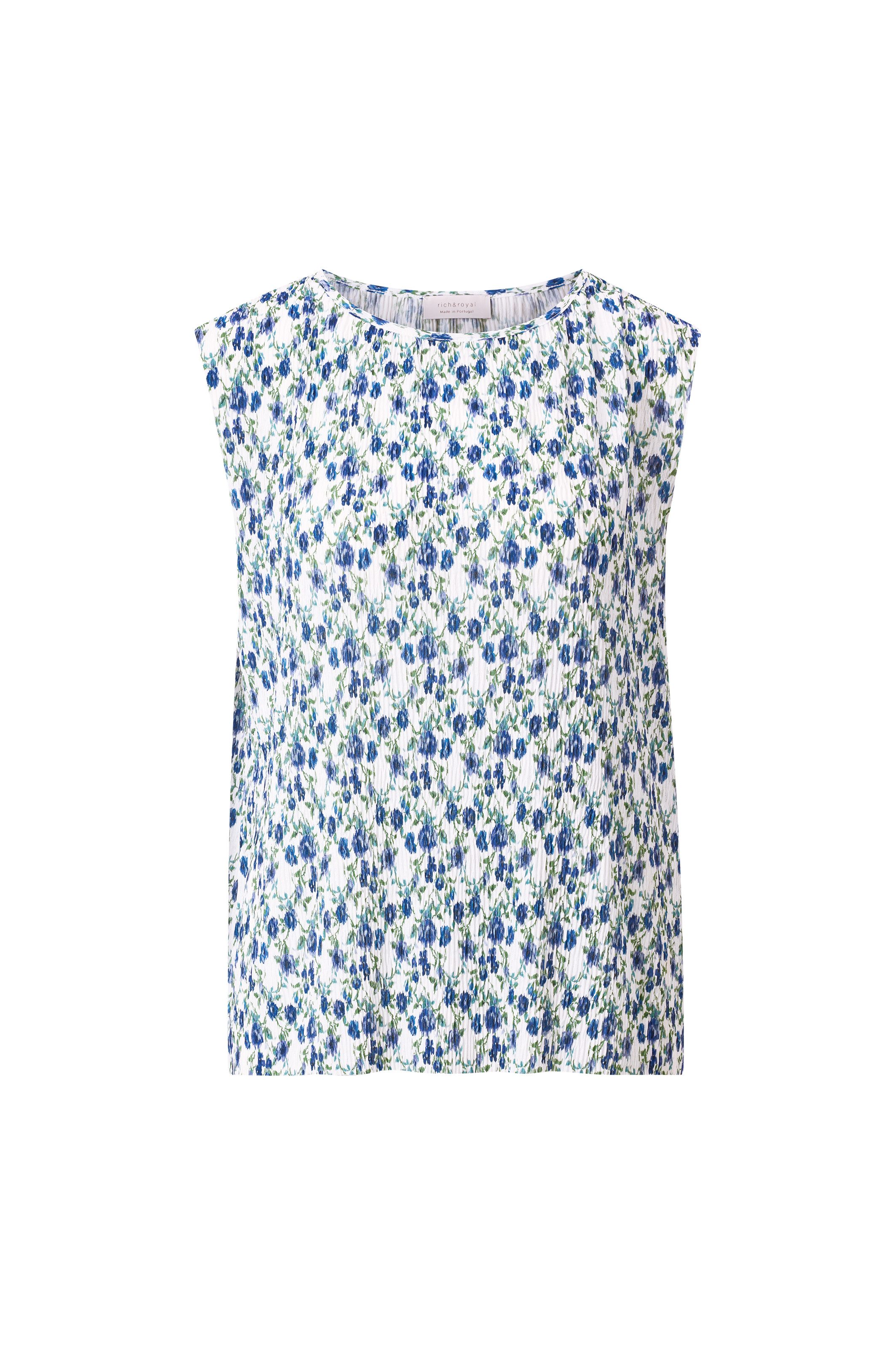 RICHROYAL T-Shirt Printed Crinkle Top günstig online kaufen