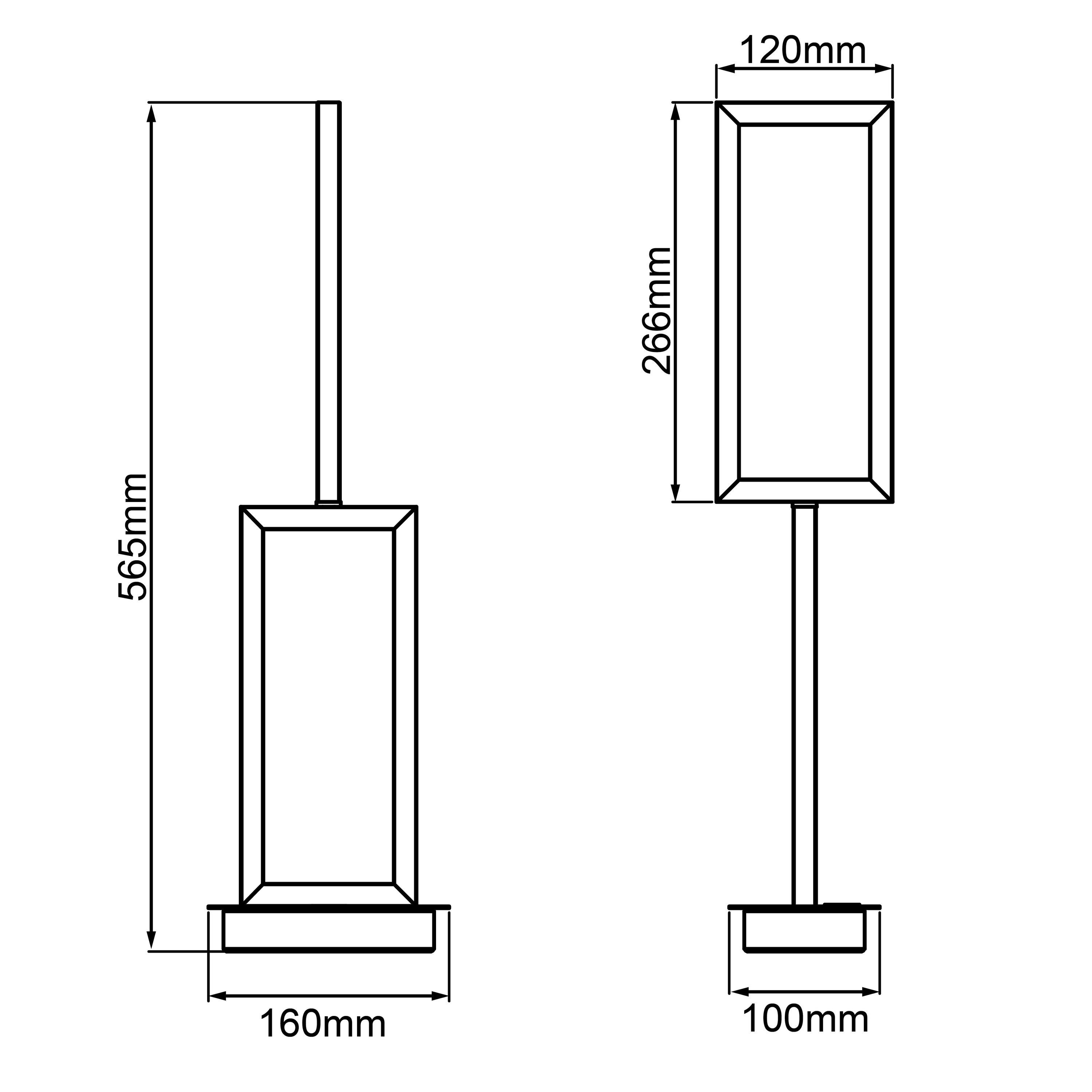 9W Tischleuchte schwarz, LED 3000K, integriert, Ranut LED 2x LED Ranut, Lampe, Brilliant 2flg Tischleuchte