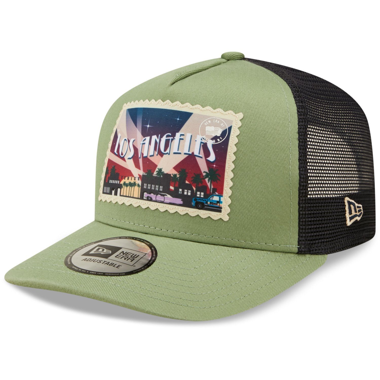 New Era Trucker Cap AFrame Trucker POSTCARD Los Angeles