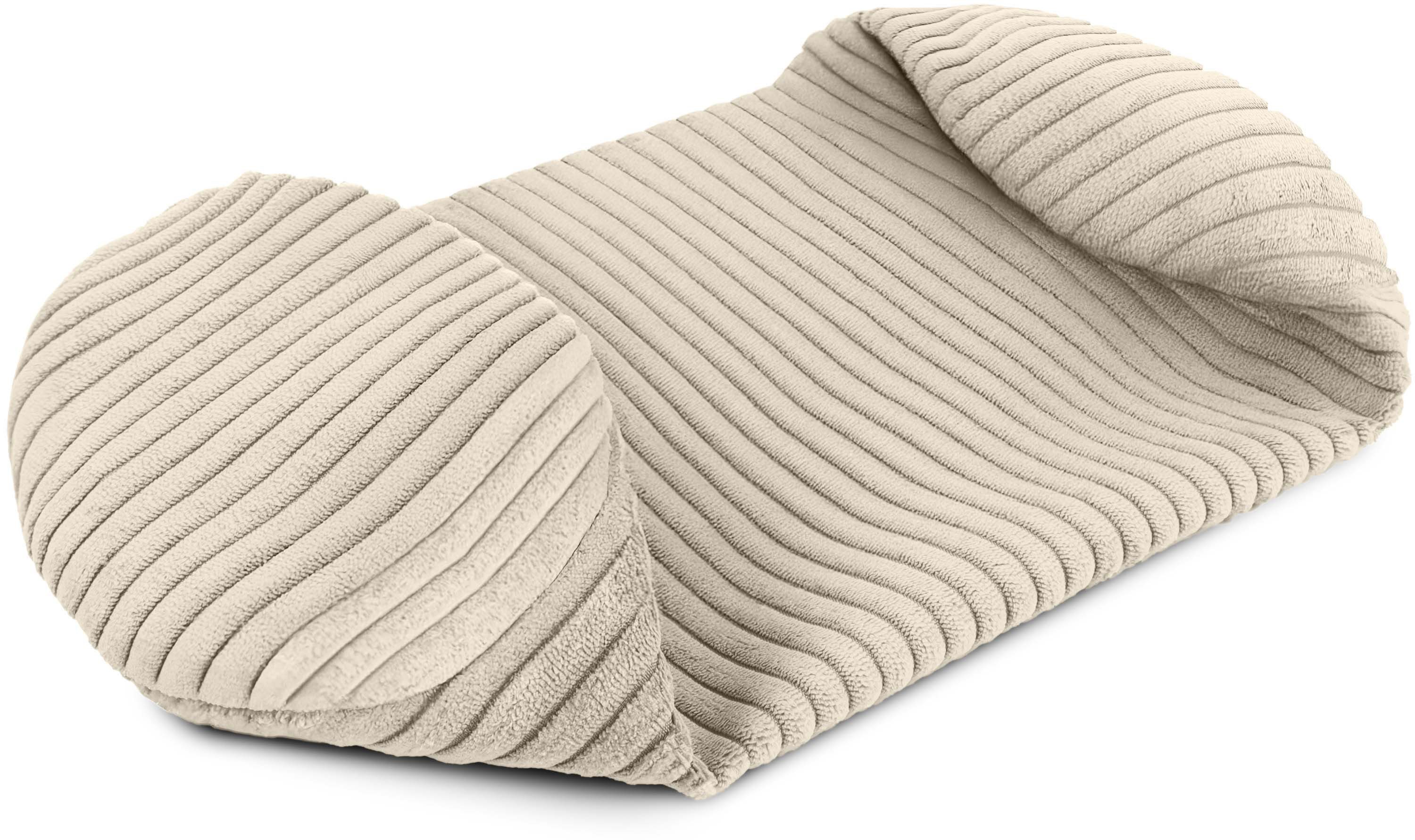 Amilian Nackenrollenbezug 15x40 cm - Ersatzbezug für Nackenrolle, Bettrolle günstig online kaufen