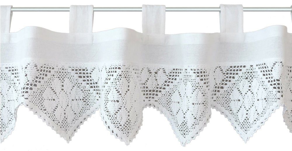 matches21 HOME & HOBBY Scheibengardine Scheiben-Gardine Landhaus-Stil Häkel günstig online kaufen