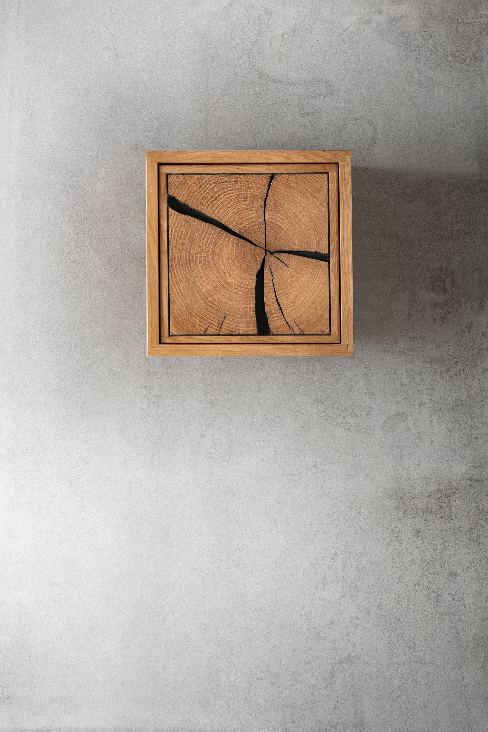 Lebenswert Wandregal KM-0660, 34 x 34 x 19,5 cm (B/H/T)