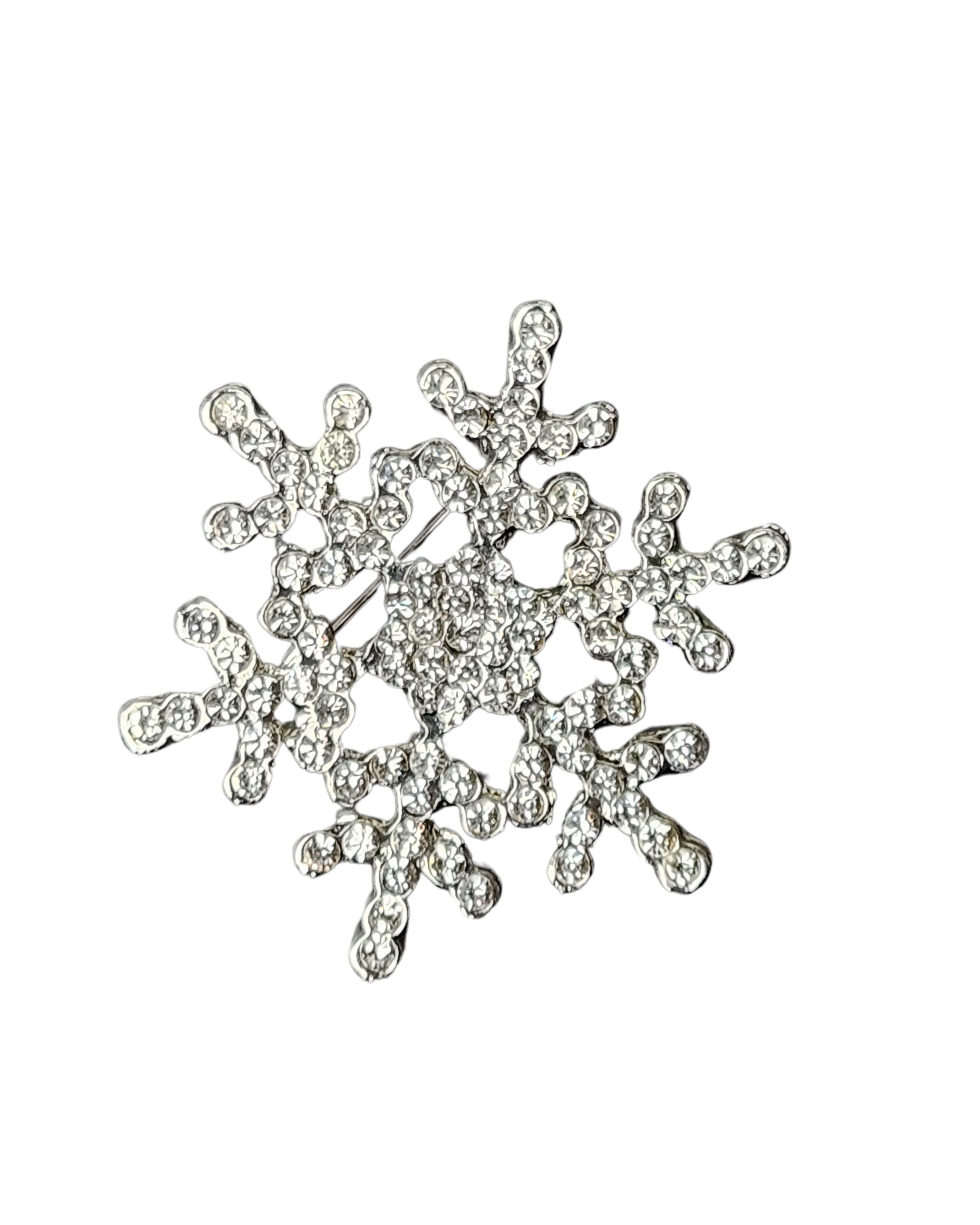 Brosche MayTree Brosche "Schneeflocke", brilliant