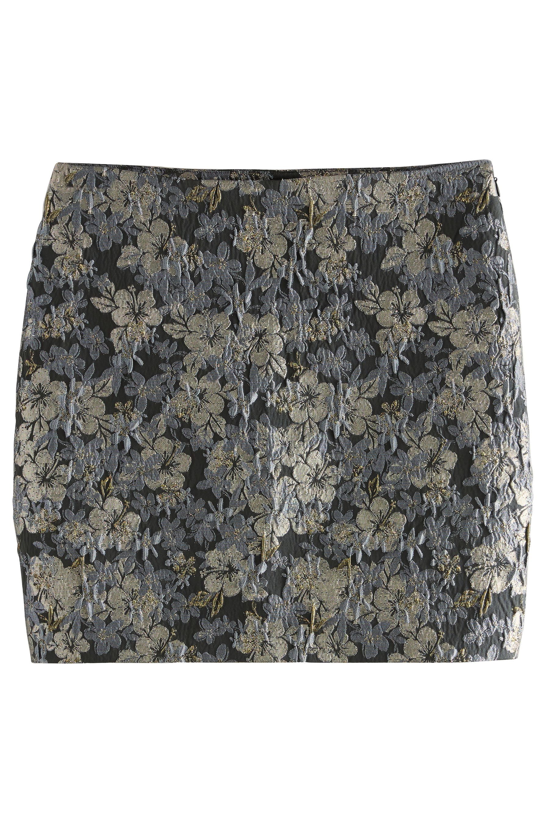 Next Minirock Jacquard-Minirock mit Blumen-Print (1-tlg) günstig online kaufen