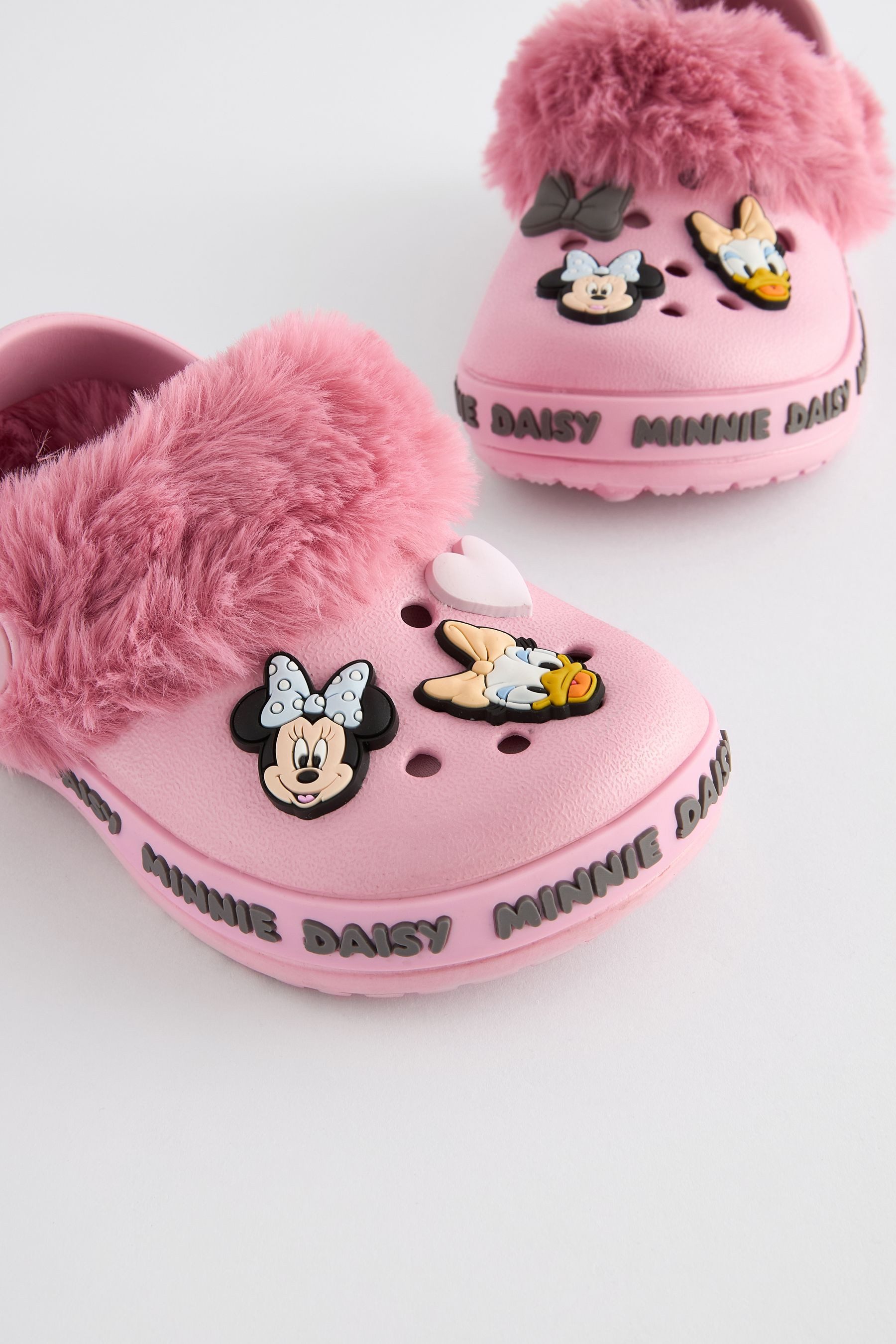 Next Clog-Hausschuhe mit Kunstfellfutter, Minnie Mouse Hausschuh (1-tlg)