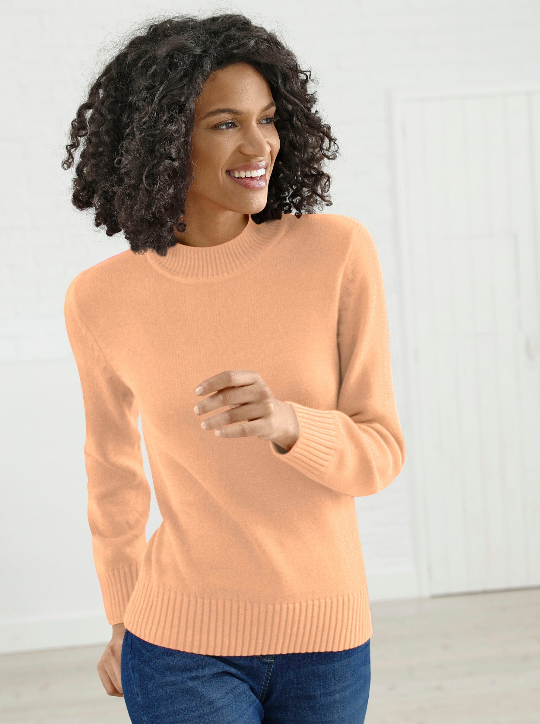 WITT WEIDEN Strickpullover apricot