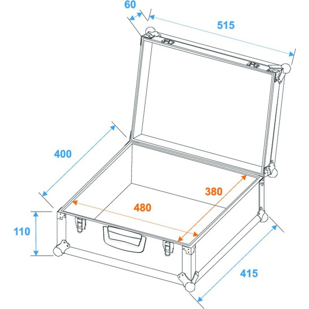 (L H) x mm Roadinger B 445 175 Case x Case 525 Gerätebox selection x x Universal voelkner