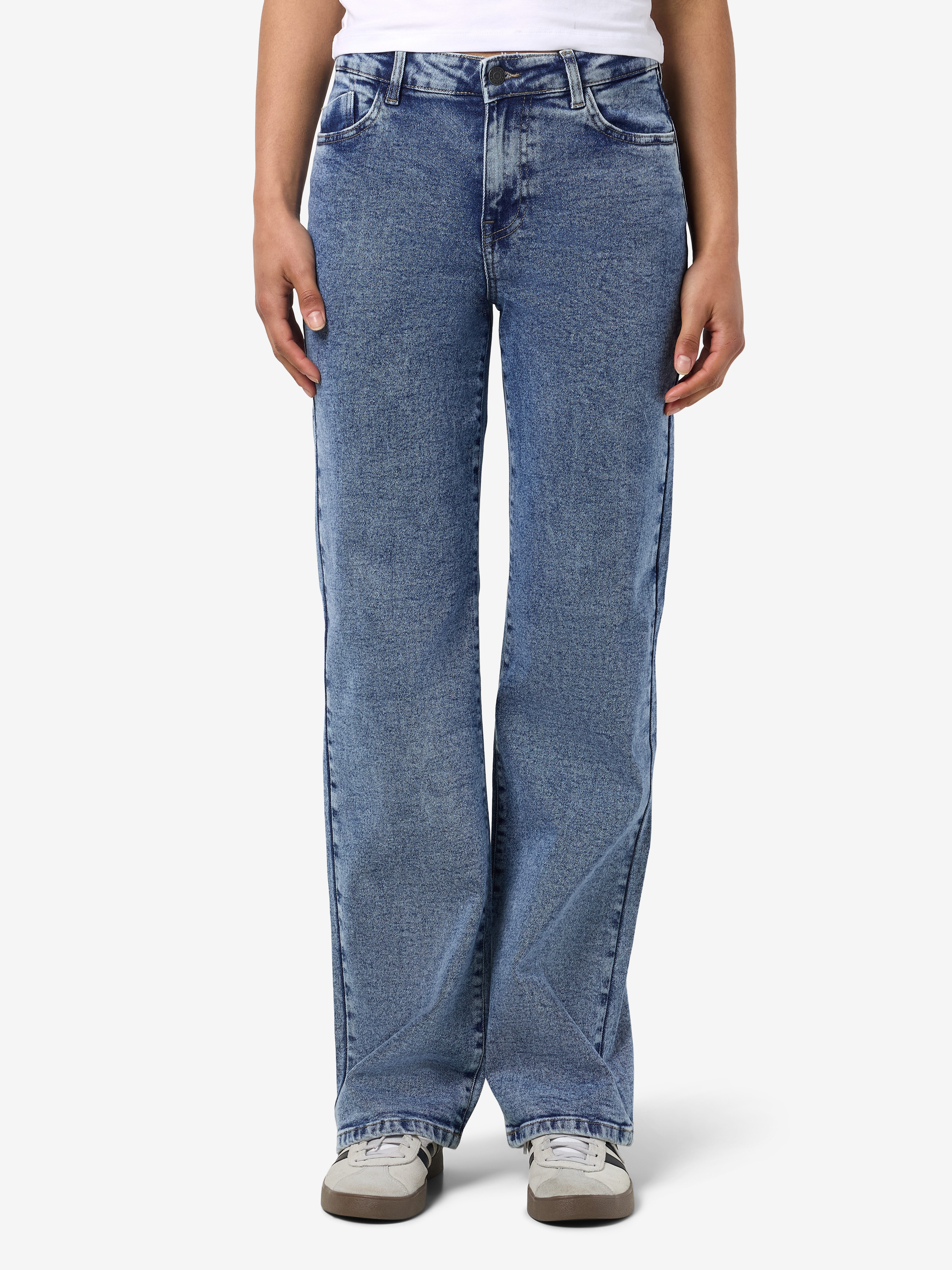 Noisy may Weite Jeans NMYOLANDA NW WIDE JEANS AZ358MB FWD NOOS günstig online kaufen