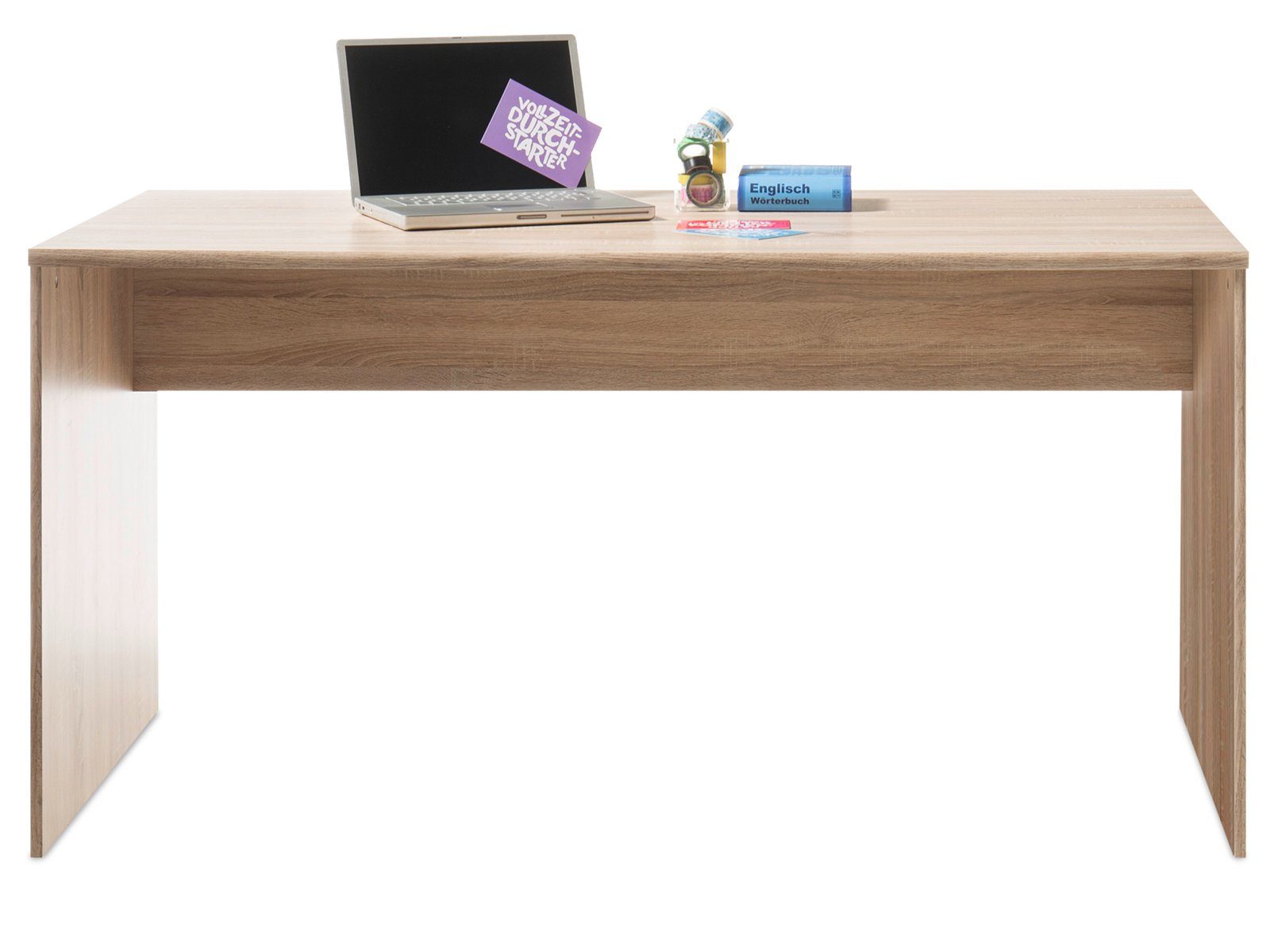 möbelando Schreibtisch Olli, Moderner 75 Spanplatte Nachbildung. cm, Höhe cm, 75 Sonoma-Eiche cm 150 Breite aus Schreibtisch Tiefe in