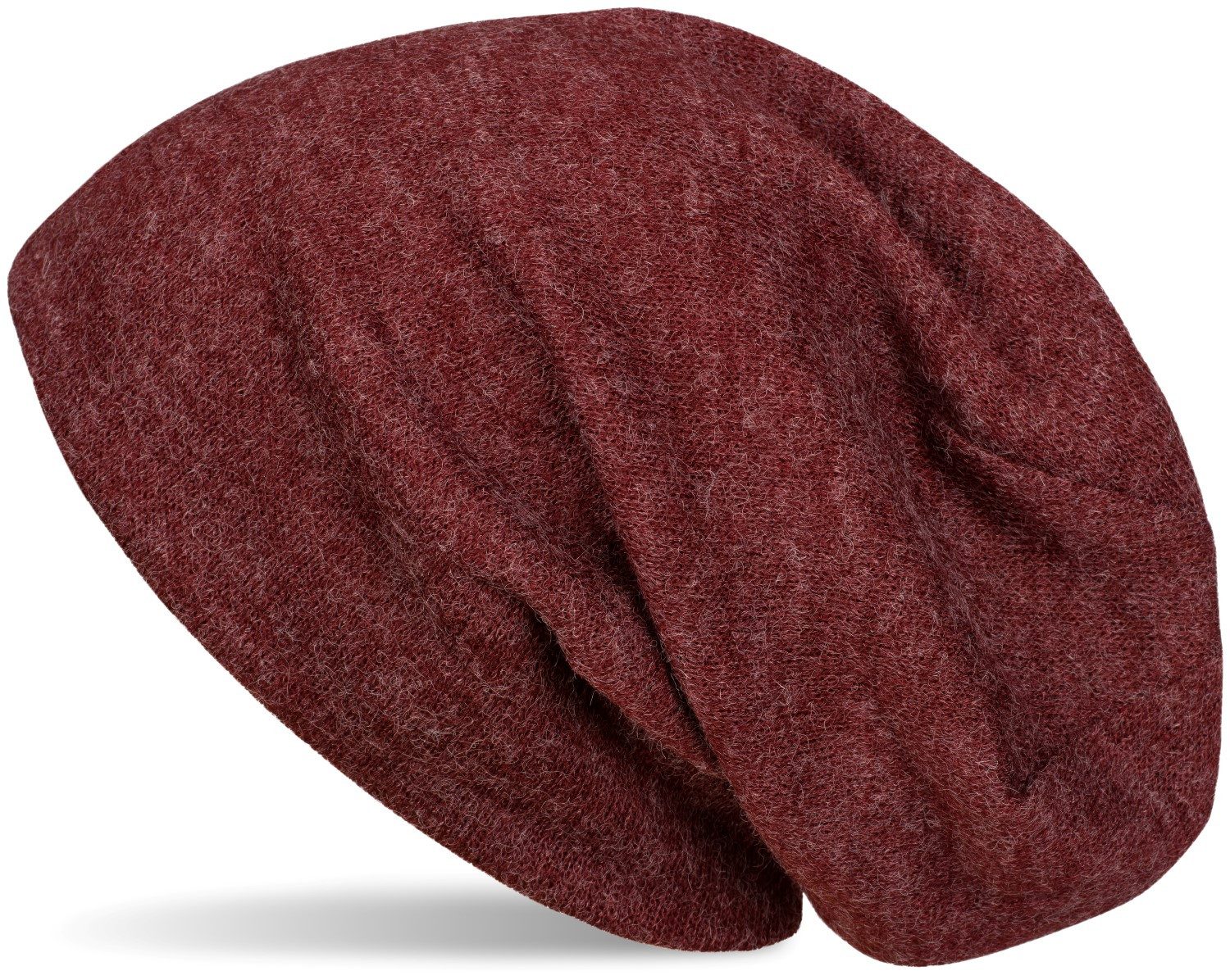Strickmütze Feinstrick Beanie Meliert