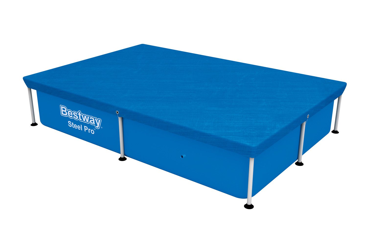 Pool-Abdeckplane 224 x 154 cm (Packung, 1-St), blau, eckig