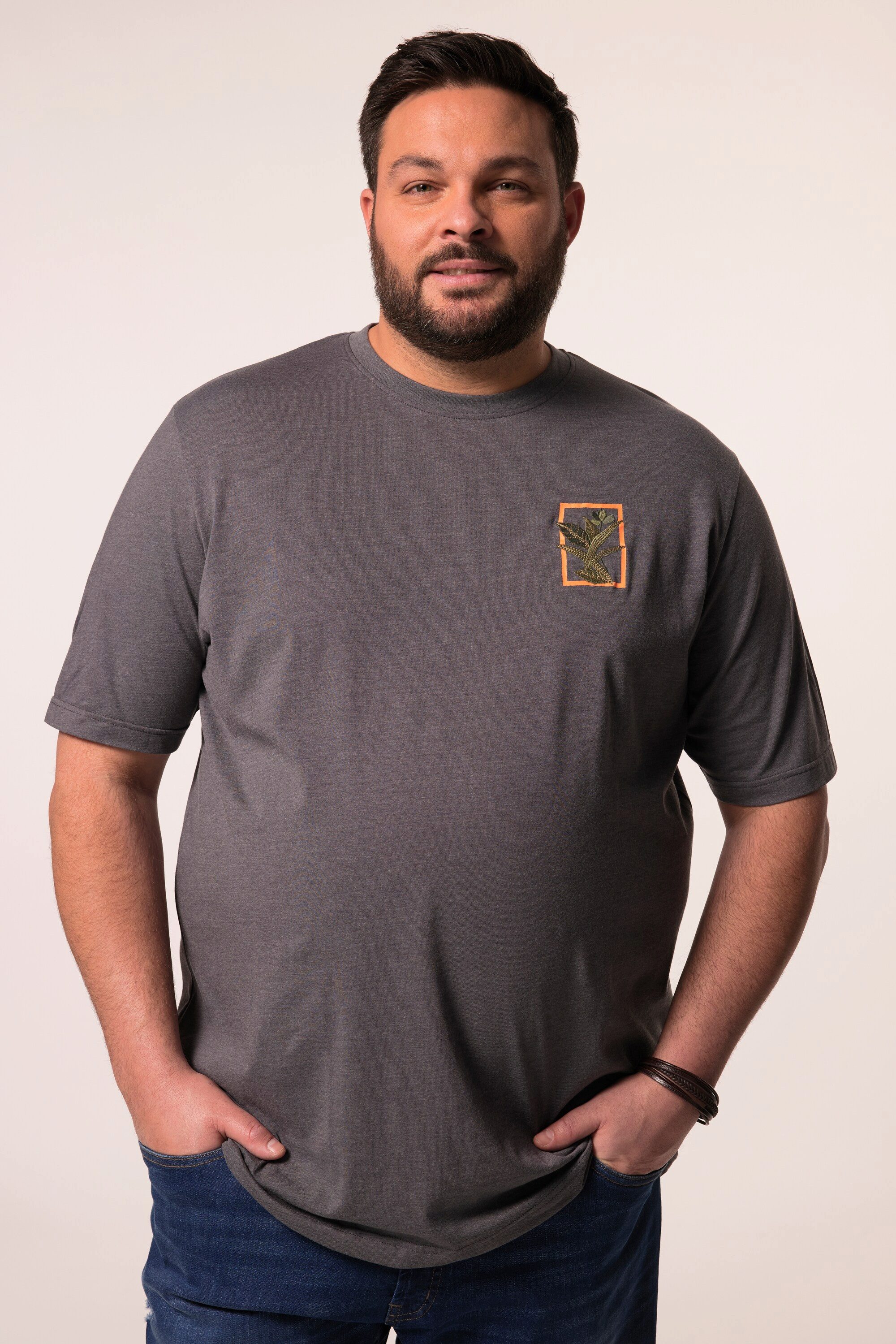 Men Plus T-Shirt Men+ T-Shirt Halbarm günstig online kaufen