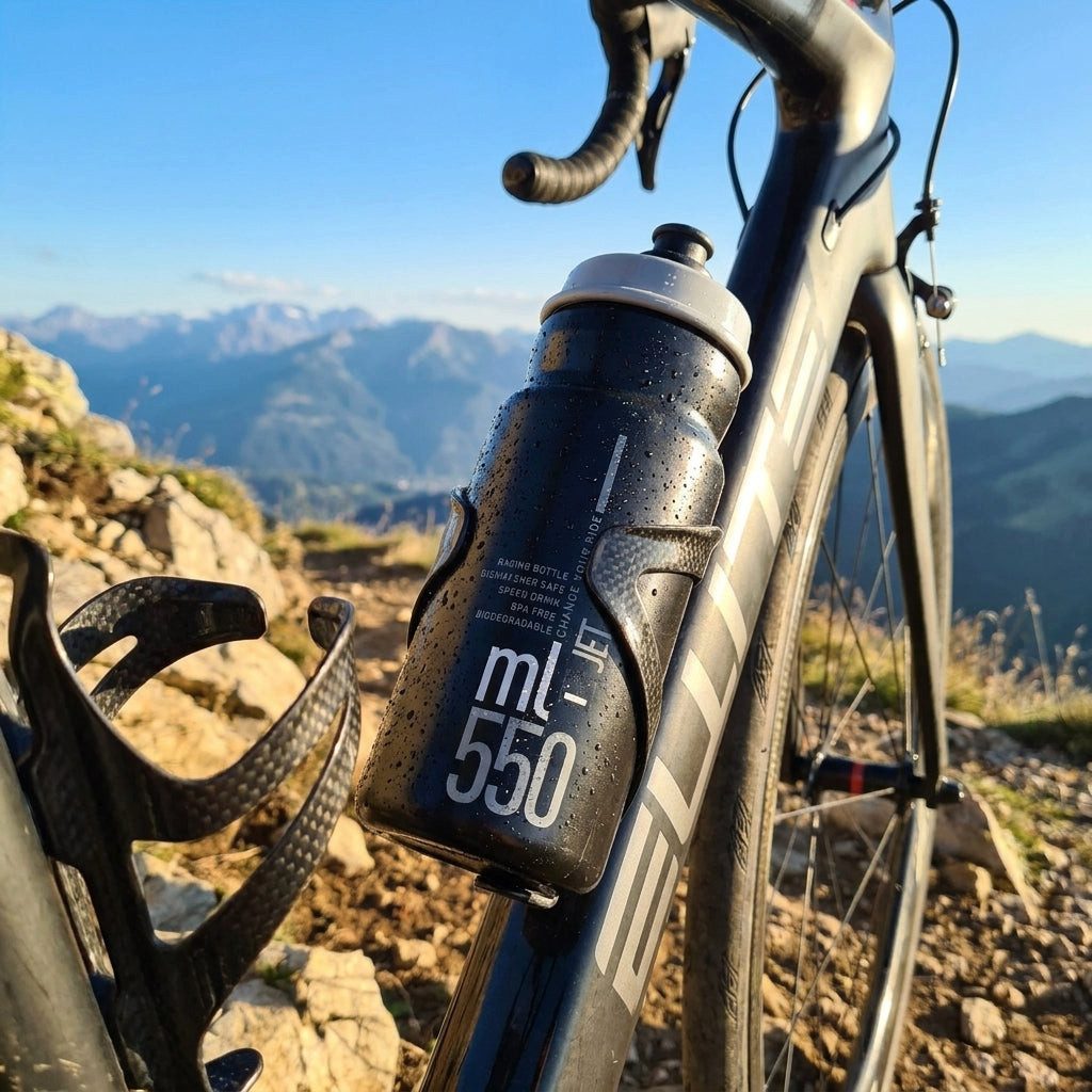 Elite Trinkflasche Elite Trinkflasche Jet 550 ml schwarz grau