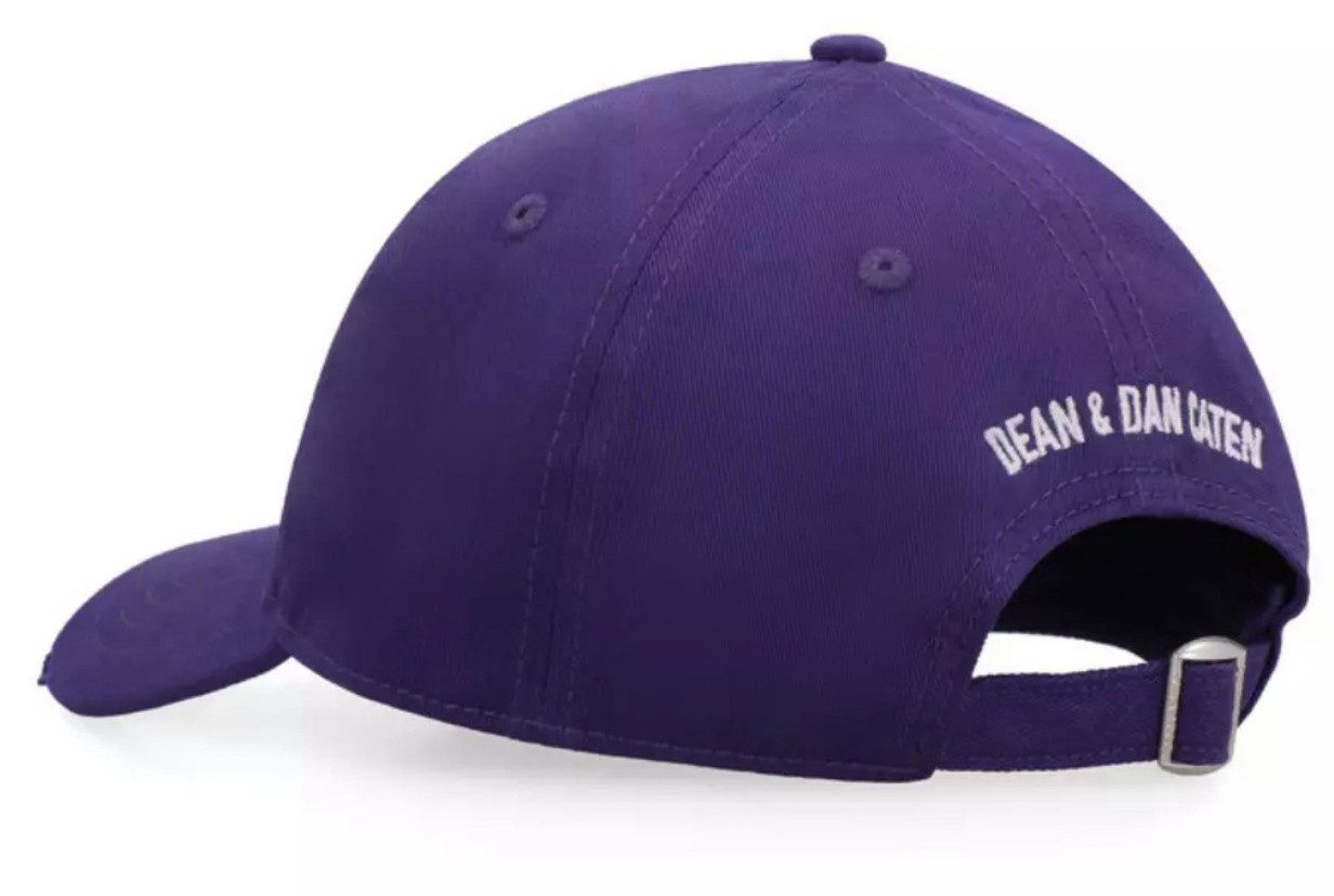 Dsquared2 Baseball Cap Basebalkappe Icon DSQ2 Logo Cap Kappe Mütze Mailand ansässiges Label mit leicht zerfetzt für einen Vintage-Look