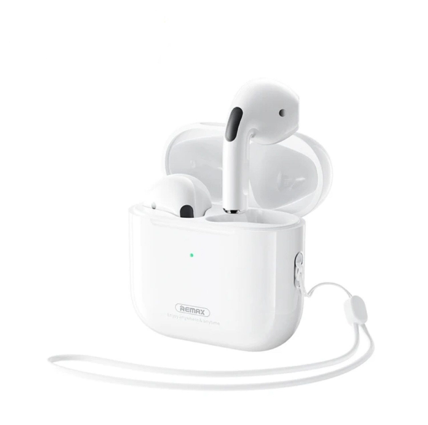 Remax CozyBuds W6 TWS Bluetooth 5.3 Kopfhörer, weiß Bluetooth-Kopfhörer (Bluetooth, TWS, Bluetooth, ergonomisch, lange Akkulaufzeit)