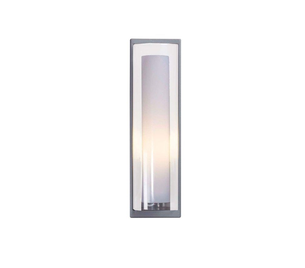 Leuchtmittel Außen-Wandleuchte 870493, Nordlux IP44 ohne 39 Wandleuchte Casa E27 Aluminium Wand