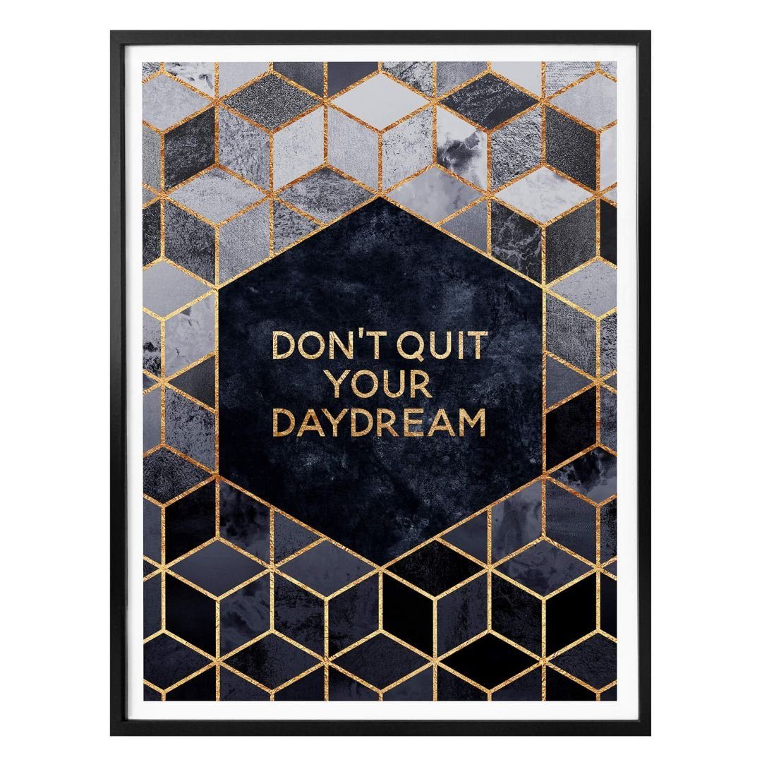Poster Poster Fredriksson Art Déco Don´t Quit your Daydream