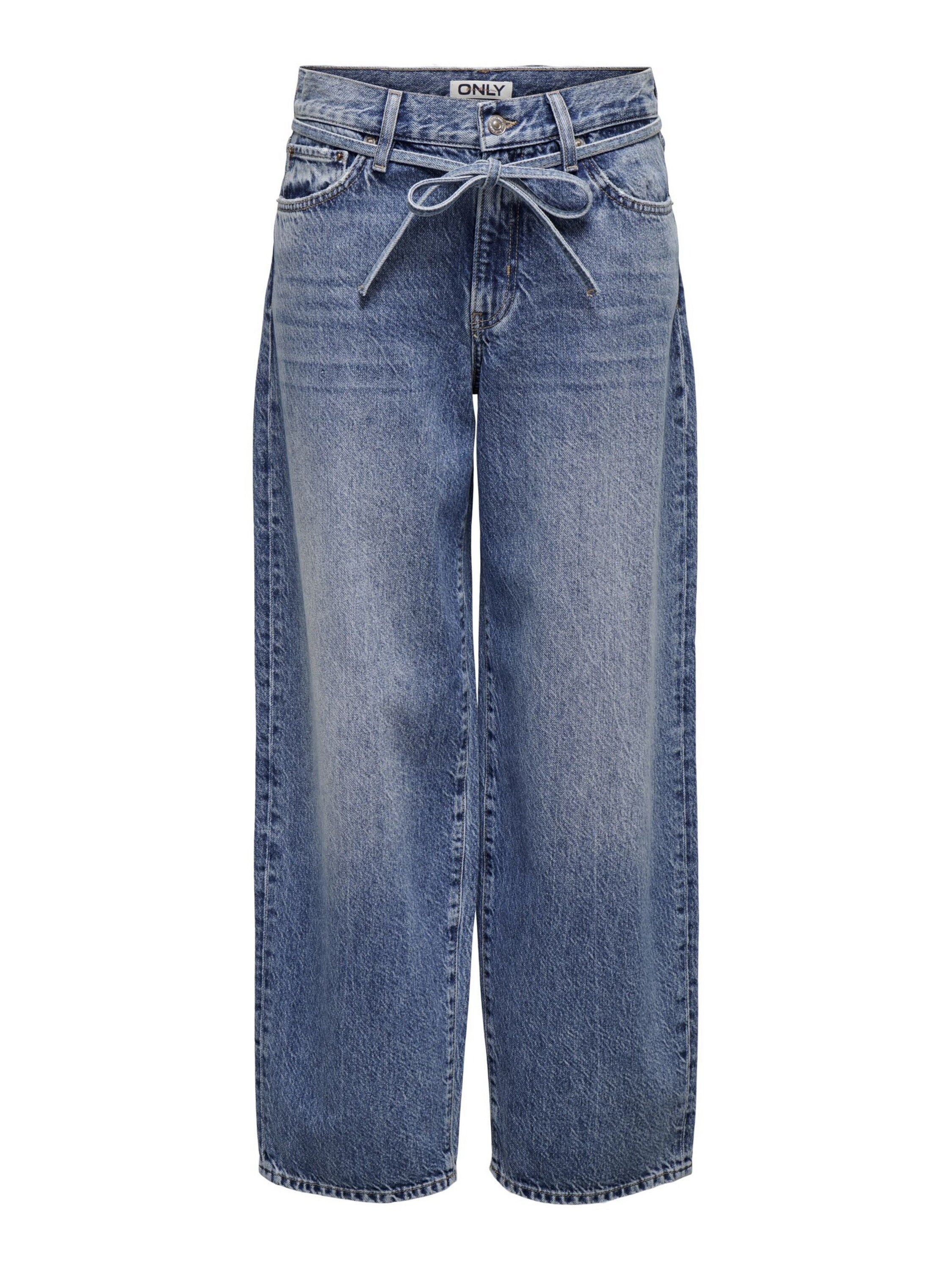 ONLY Weite Jeans Gianna (1-tlg) Plain/ohne Details günstig online kaufen