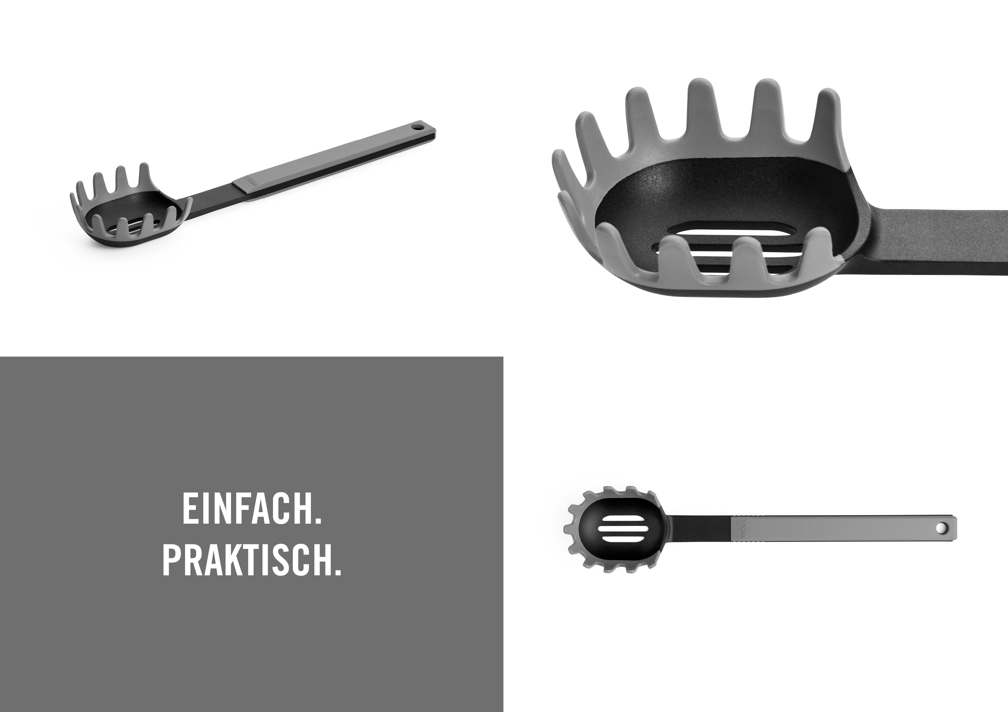 WOLL Nudellöffel Cook it, aus hochwertigem Kunststoff und Silikon
