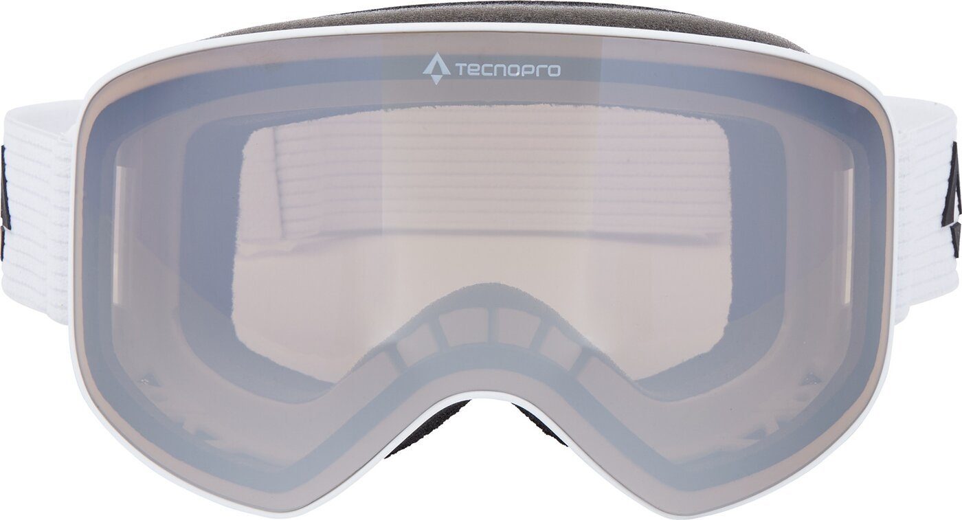 Ux.-Ski-Brille TECNOPRO Skibrille Flyte Mirror WHITE