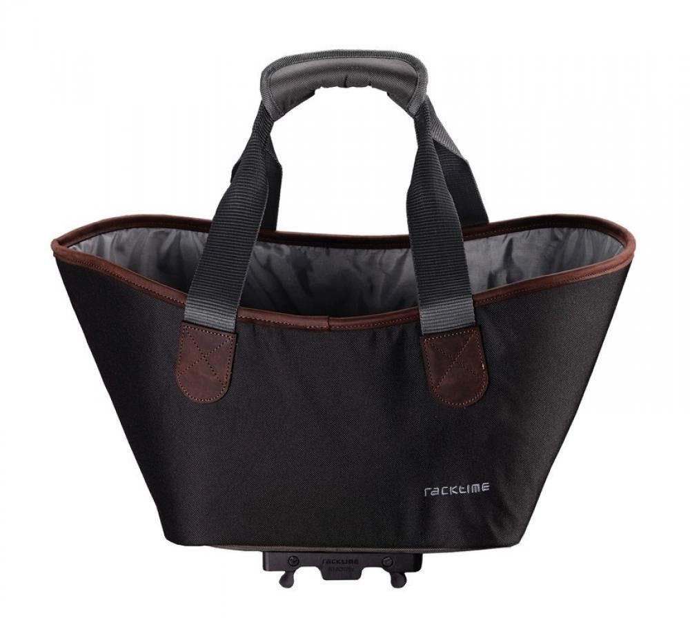racktime Fahrradkorb Racktime Einkaufskorb Einkaufstasche Agnetha schwarz 34x25,5x37 cm