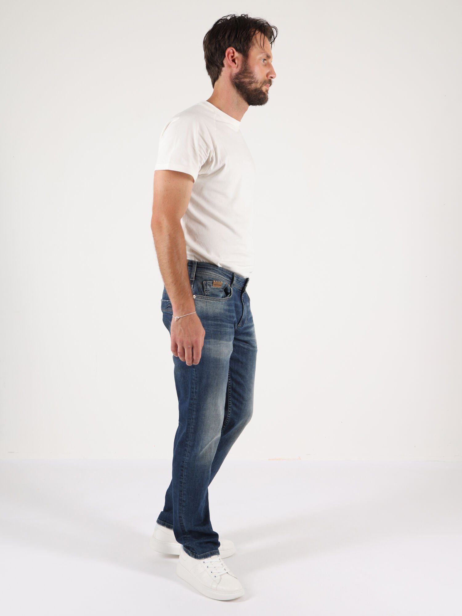 Miracle of Denim Rent Thomas Relax-fit-Jeans Five-Pocket-Design Blue im