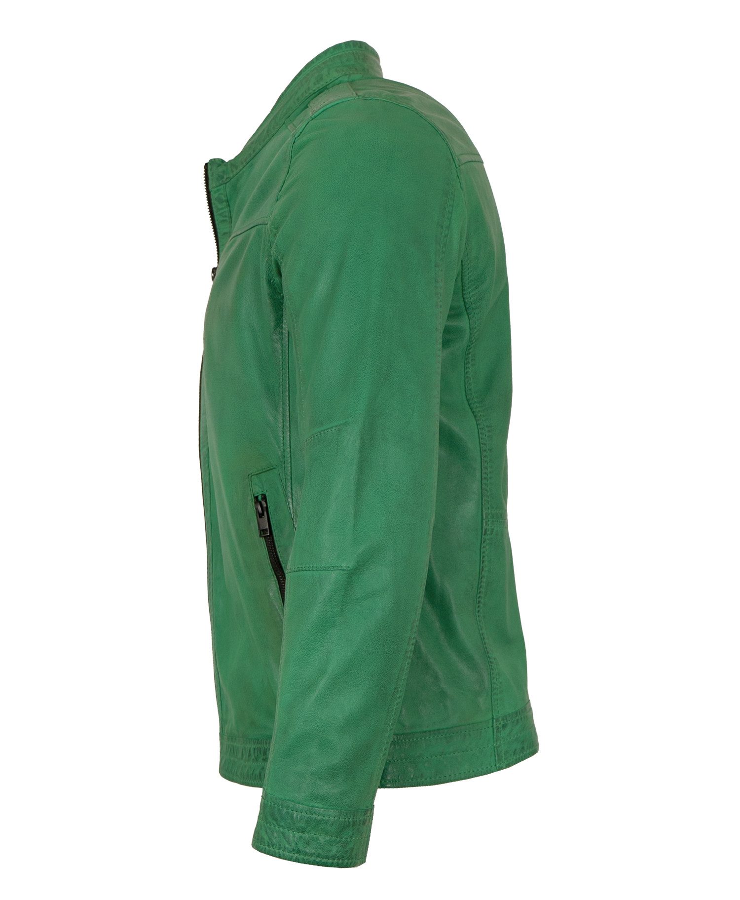 Jilani Lederjacke Ragon-2 Jilani - Herren Lederjacke Lammnappa grün günstig online kaufen