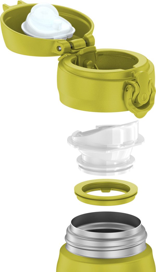 THERMOS Isolierflasche ULTRALIGHT BOTTLE, doppelwandiger Edelstahl, spülmaschinenfest, 10h heiß & 20h kalt, zerlegbares Safe Flow Lid