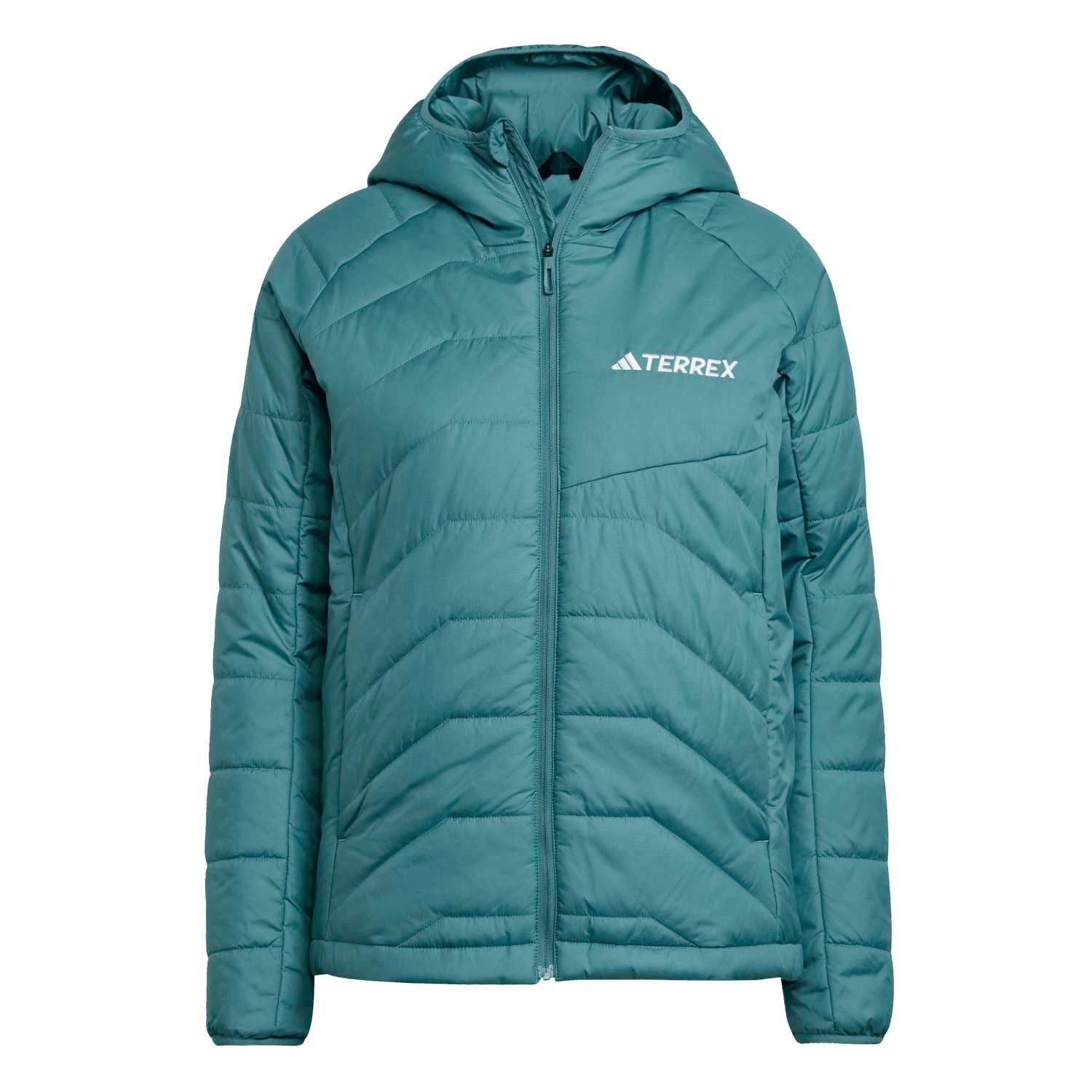 adidas Performance Hybridjacke Isolationsjacke Terrex Multi Synthetic Hooded tealblau Damen