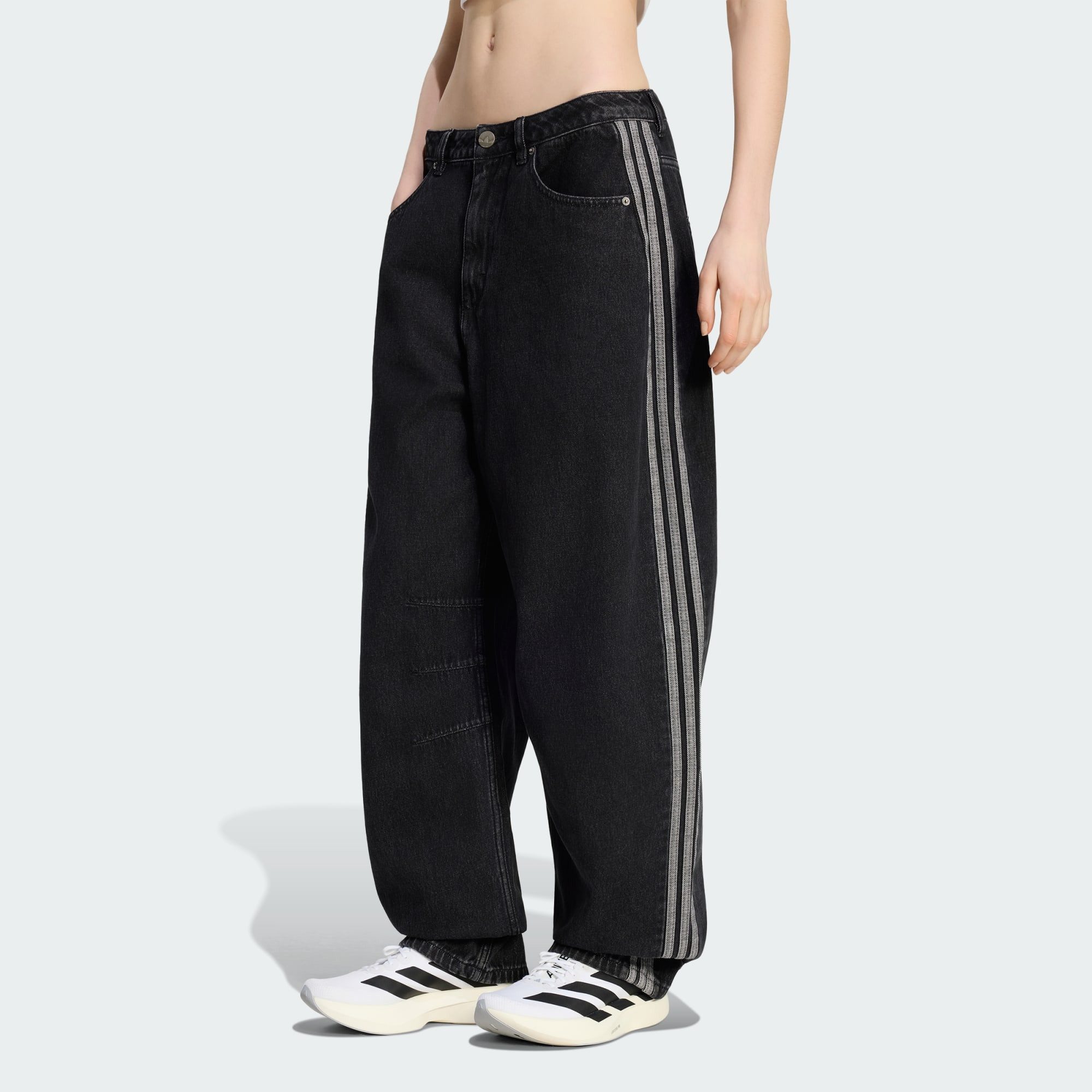 adidas Originals Loose-fit-Jeans BARREL-JEANS, HOHER BUND (1-tlg)
