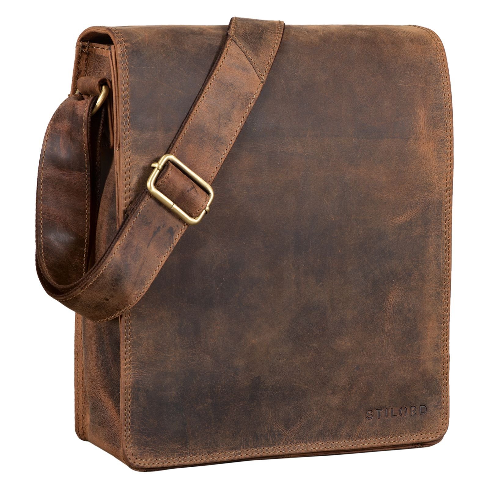 STILORD Schultertasche "Lars" Herren Vintage Umhängetasche Leder mittel-gro günstig online kaufen