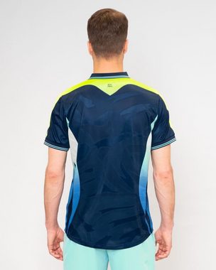 BIDI BADU Tennisshirt Grafic Illumination Polo für Herren in duneklblau