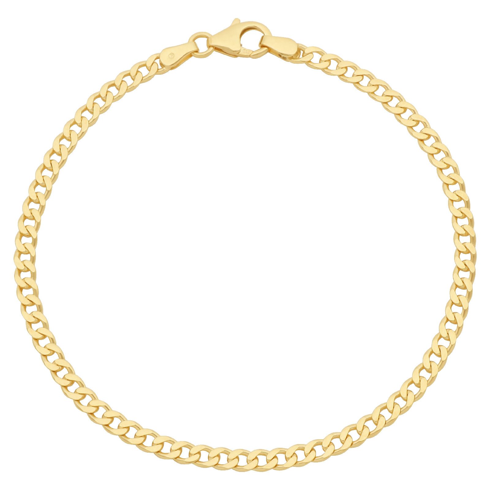 Tony Fein Goldarmband Panzerarmband 3mm 585er günstig online kaufen