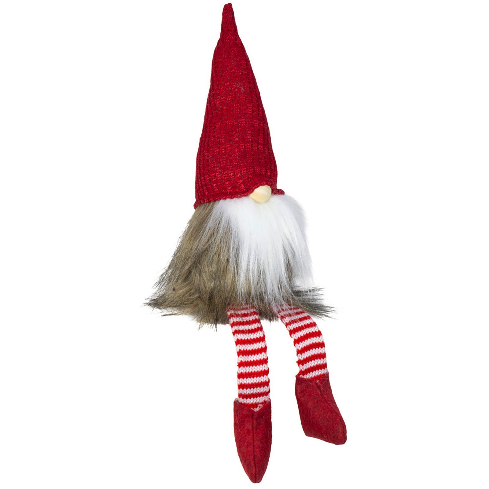 Weihnachtsfigur sitzender Wichtel 15cm (40cm)