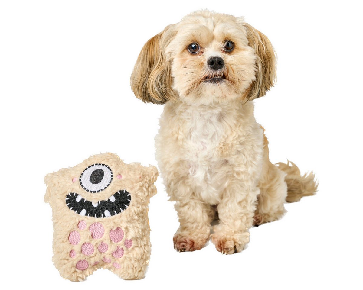 Thumbnail - Hunter Tierbedarf Tierkuscheltier Hundespielzeug Tough Monster Hermine beige