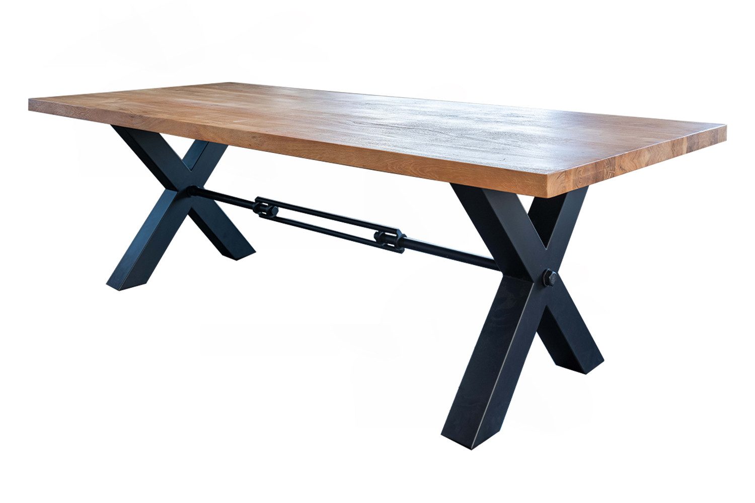 KAWOLA Esstisch PALO, Akazie massiv Gerade Kante verschiedene Größen